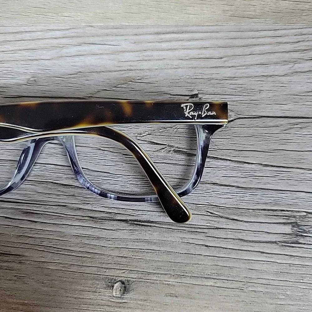 Ray-Ban RB1531 3701 Eyeglasses Frames Junior Tortoise‎ Blue Optical  48-16-130